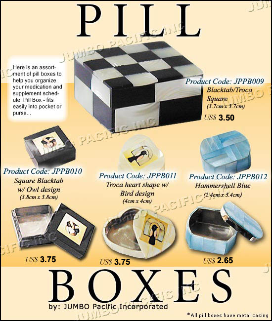 pill boxes manufacturer